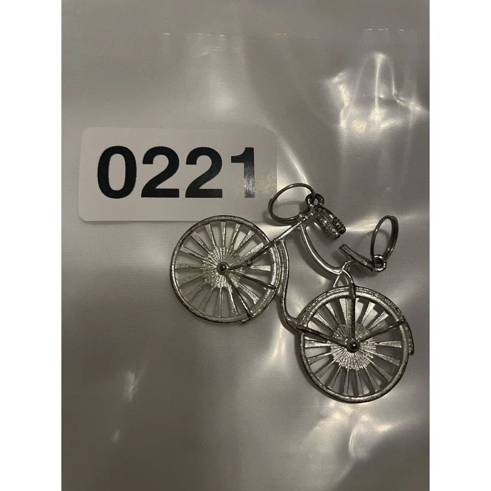 Road Bicycle Necklace Jewelry Vintage Sports Bike Racing Pendant only Costume